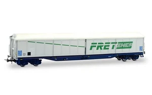 HJ6301 SNCF wagon à parois coulissantes à 4 essieux type Habis « FRET » ép. V HO - Foto 1 di 1