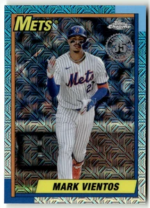 2025 Topps Chrome MLB No. T90C-129 Mark Vientos Mojo Refractor - Bild 1 von 2