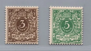 Dt. Reich Michel número 45+46 nuevo - Imagen 1 de 2