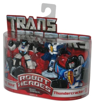 Transformers Robot Heroes (2006) Hasbro Jazz Und Thundercracker Figur Set - Bild 1 von 3