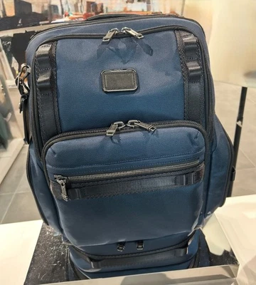 NUEVA Mochila para Laptop Tumi ALPHA BRAVO RENEGADE Nylon Balístico 18.5” - AZUL MARINO Foto 1 de 2