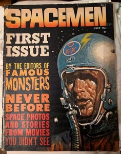 SPACEMEN Magazine First Issue July 1961 - Picture 1 of 3