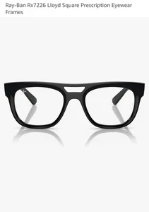 Ray-Ban Lloyd Brille Glasses RB 7226 8321 Polished Klar 52mm mit Etui - Bild 1 von 7