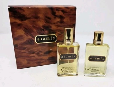 Aramis Connoisseur Colônia e Loção Pós-Barba Conjunto De 2 Garrafas Na Caixa Vintage Novo - Imagem 1 de 4