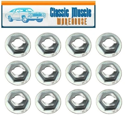 Juego de 12 piezas de tuerca de velocidad de 1/4" de corte de rosca automática - Chevy, Pontiac, Oldsmobile GMC Foto 1 de 4