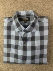 Camisa de manga larga de algodón ajustada sin hierro Banana Republic talla L - Imagen 1 de 8