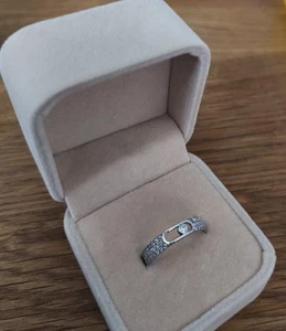 Damenring aus 750er Weißgold mit Diamanten - Bild 1 von 7