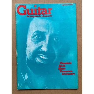 BARNEY KESSEL GUITAR MAGAZINE JAN 1977 BARNEY KESSEL COVER WITH FEATURE INSIDE - Picture 1 of 1