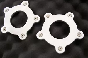 Se adapta a American Racing Torq Empuje 2 1/8" Aluminio Tapa Central Bloque Agujero de 2.5" - Imagen 1 de 5