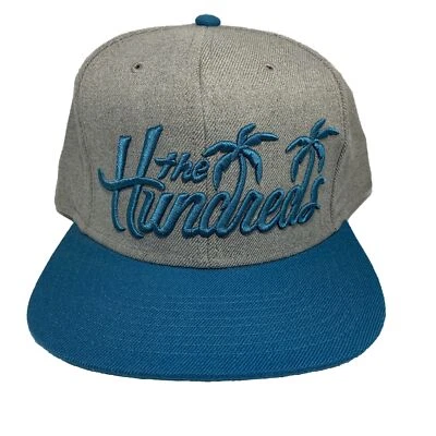 Sombrero a Presión The Hundreds OSFM Gris Teal Bordado Palmera Isleño Foto 1 de 4