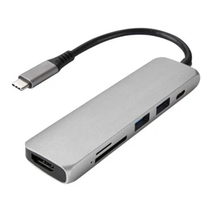 🔥ARMSTRONG 6-In-1 USB-C Hub HDMI Port 6-in-1 multi-function docking station🔥 - Picture 1 of 3