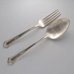 1923 International Silver Bride 2-Piece Set Fork & Tablespoon Silverplate - Picture 1 of 12