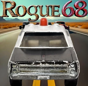 Vintage Hot Wheels Redlines Custom Police Cruiser, White 1969, USA, Opaque Siren - Picture 1 of 8