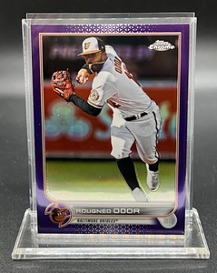 2022 Topps Chrome Update Rougned Odor Purple Refractor SP #USC152 Orioles tc1