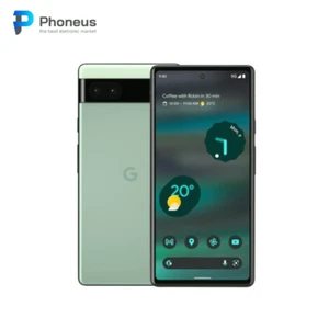 Google Pixel 6A 5G 6GB 128GB Sage Android (Unlocked) Smartphone - Afbeelding 1 van 7