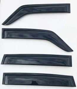 Volvo 240 245 GL DL door visor wind deflector kit set 1975-1993 - Picture 1 of 4