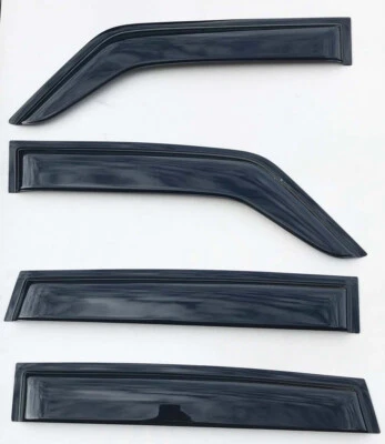 Volvo 240 245 GL DL door visor wind deflector kit set 1975-1993 - Image 1 of 4