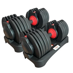 Chase Fitness 24kg Adjustable Dumbbell 2.5-24 kg Space-Saving Home Gym Equipment - Picture 1 of 13