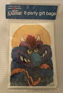 Vtge My Pet Monster 8 party gift bags American Greetings NOS 1987 USA - Picture 1 of 5