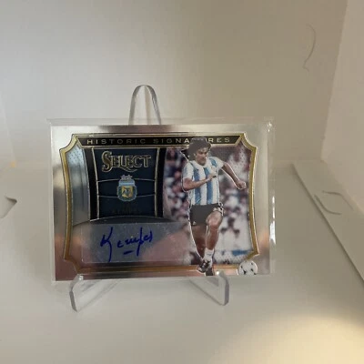 2015-16 Panini Select Historic Signatures /99 Mario Kempes #HS-MKE Argentina - Image 1 of 3