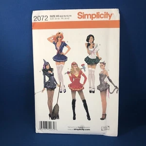 SEWING PATTERN Simplicity 2072 ANIME SAILOR CAT FIRE FIGHTER Cosplay sz 6-14 NEW - Picture 1 of 8