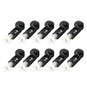10P CPU Heatsink Mount Pin Plastic Cooling Fan Fastener Mounting Clip Socket - Afbeelding 1 van 8