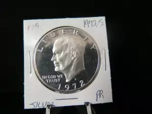 1972-S Eisenhower Dollar, Silver Proof. Un-Circulated Condition. - Picture 1 of 2