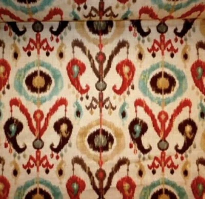 Linen Holiday Persian Fabric - Image 1 of 4