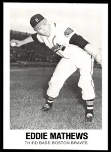 1977 TCMA Galasso Glossy Greats Eddie Mathews Boston Braves #34 - Picture 1 of 2