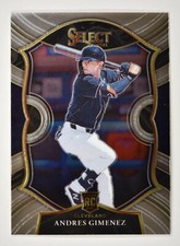 2021 Select Concourse Base #82 Andres Gimenez - Cleveland Indians RC