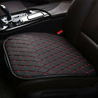 1X Car Front Seat Cover Breathable Pu Leather Pad Mat Chair Cushion Black/Red