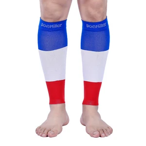 Doc Miller Compression Calf Sleeve Running Leg Support Brace 15-20 mmHg Splint - Picture 1 of 8