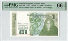 IRELAND 1 Pound 1981 (21.9.81), P-70b, PMG 66 Gem UNC, Murray - O'Cofaigh