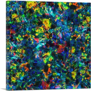 ARTCANVAS Dark Vivid Opal Precious Stone Gemstone Jewel Canvas Art Print - Picture 1 of 11