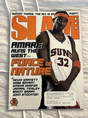 De colección Revista SLAM Edición 85 Amare Phoenix Suns Cubierta Marzo 2005 Baloncesto  Foto 1 de 4