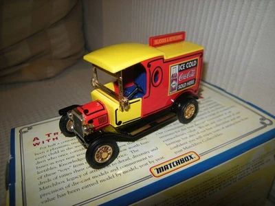 Matchbox Models Of Yesteryear Ford Model T 1912 Coca-Cola in VP - Bild 1 von 2