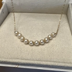 Add A Pearl Necklace 10 4mmPearls 14k Chain 16.5” - Picture 1 of 4