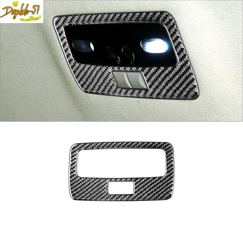 Cubierta de panel de luz de lectura trasera interior de fibra de carbono para Lexus GS 2006-2011 Foto 1 de 4