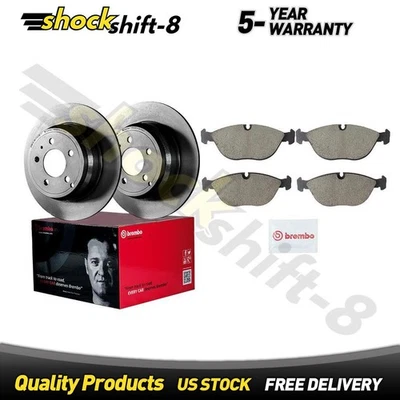 前刹车片和转子套件适用于梅赛德斯-奔驰 S430 4.3L 2003 2004 2005 2006 — 第 1/4 张图片