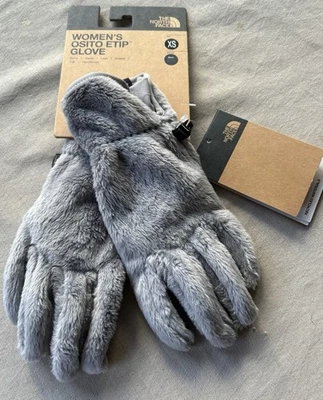 Luva feminina The North Face Osito Etip cinza fundido tamanho XS nova com etiquetas - Imagem 1 de 2