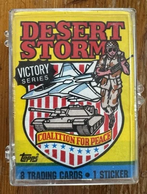 1991 Topps Desert Storm Victory 2nd Series 88 Cards, 11 Stickers, Wrapper - Image 1 of 4
