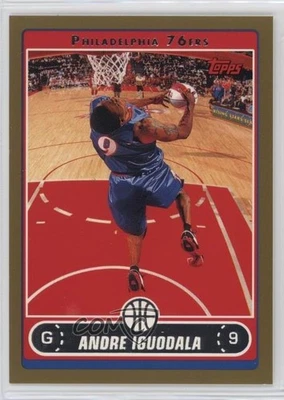 2006-07 Topps Gold /500 Andre Iguodala #121 - Image 1 of 2