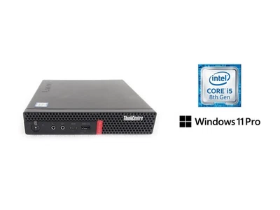 Lenovo ThinkCentre M920q Tiny PC i5-8500T 8GB RAM 256GB SSD DisplayPort HDMI - Bild 1 von 4