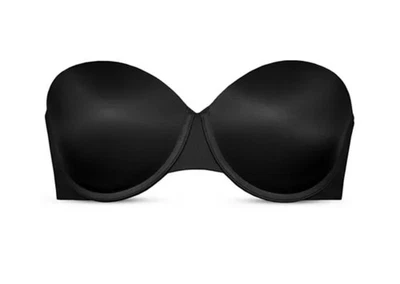 NUEVO CON ETIQUETAS SPANX Spanxsmooth Traje Tu Elegante Sujetador Sin Tirantes Negro Talla 36 DDD 30100R Foto 1 de 4