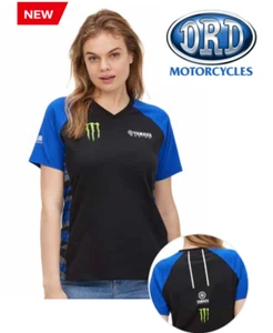 NEU 2024 Original Yamaha DAMEN OFFIZIELLES Monster Energy Racing Team Shirt - Bild 1 von 2