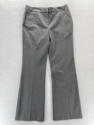 Chico's Trouser Pant Women's 1 Gray Stretch Fabric Flared Wide Leg So Slimming - Image 1 of 4