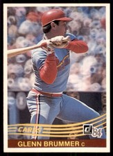 1984 Donruss Glenn Brummer Baseball Cards #138