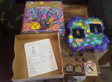 Vintage GRAVE DANGER Board Game 1995 Pressman 100% Complete Dial-Of-Doom