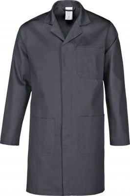 Arbeitsmantel Kittel Berufsmantel Laborkittel Mantel Berufskittel grau Gr XS-5XL - Bild 1 von 4