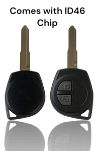 Genuine Suzuki 2 Button Remote W/Case ID46 433MHz Grand Vitara/ Splash/ Swift - Picture 1 of 1